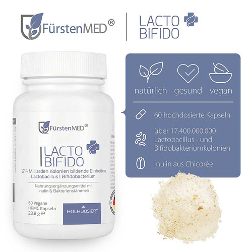 LACTO BIFIDO 17,4 Milliard.kolonieb.Einheiten Kps.