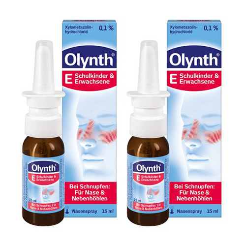 OLYNTH 0,1% für Erwachsene Nasendosierspray Doppelpackung (2x15ml)