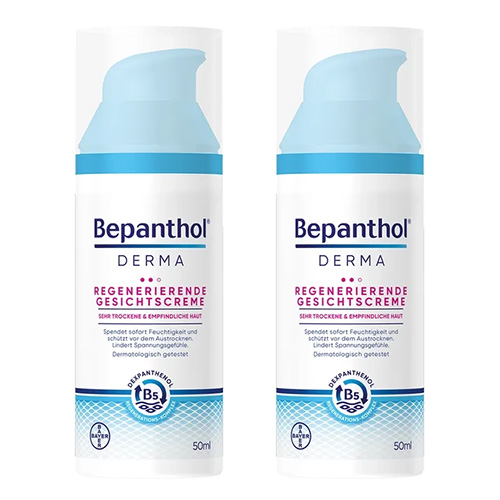 BEPANTHOL Derma regenerierende Gesichtscreme Doppelpackung (2x 50ml)