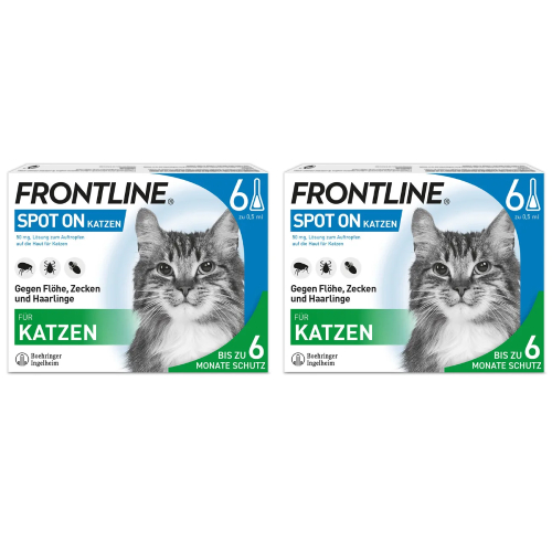 FRONTLINE® SPOT ON Katze gegen Zecken und Flöhe Set (2x 6St)