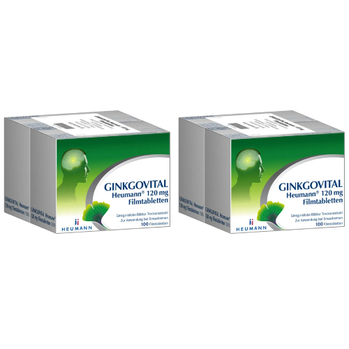 GINKGOVITAL Heumann 120 mg Filmtabletten Set (2x 200St)