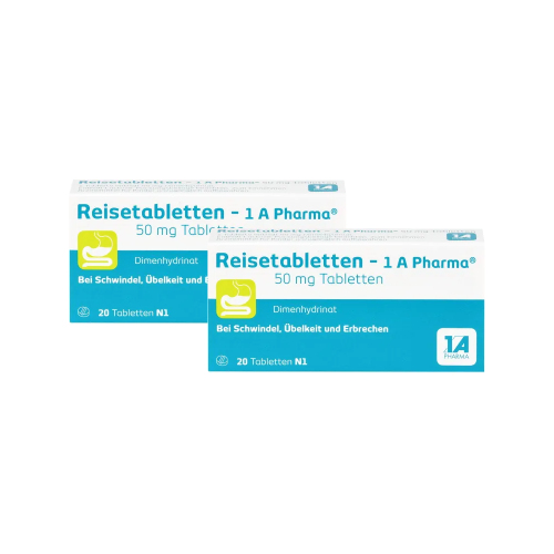 REISETABLETTEN-1A Pharma Doppelpackung (2x20St)