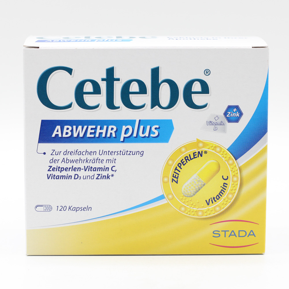 CETEBE ABWEHR plus Vitamin C+Vitamin D3+Zink Kaps.