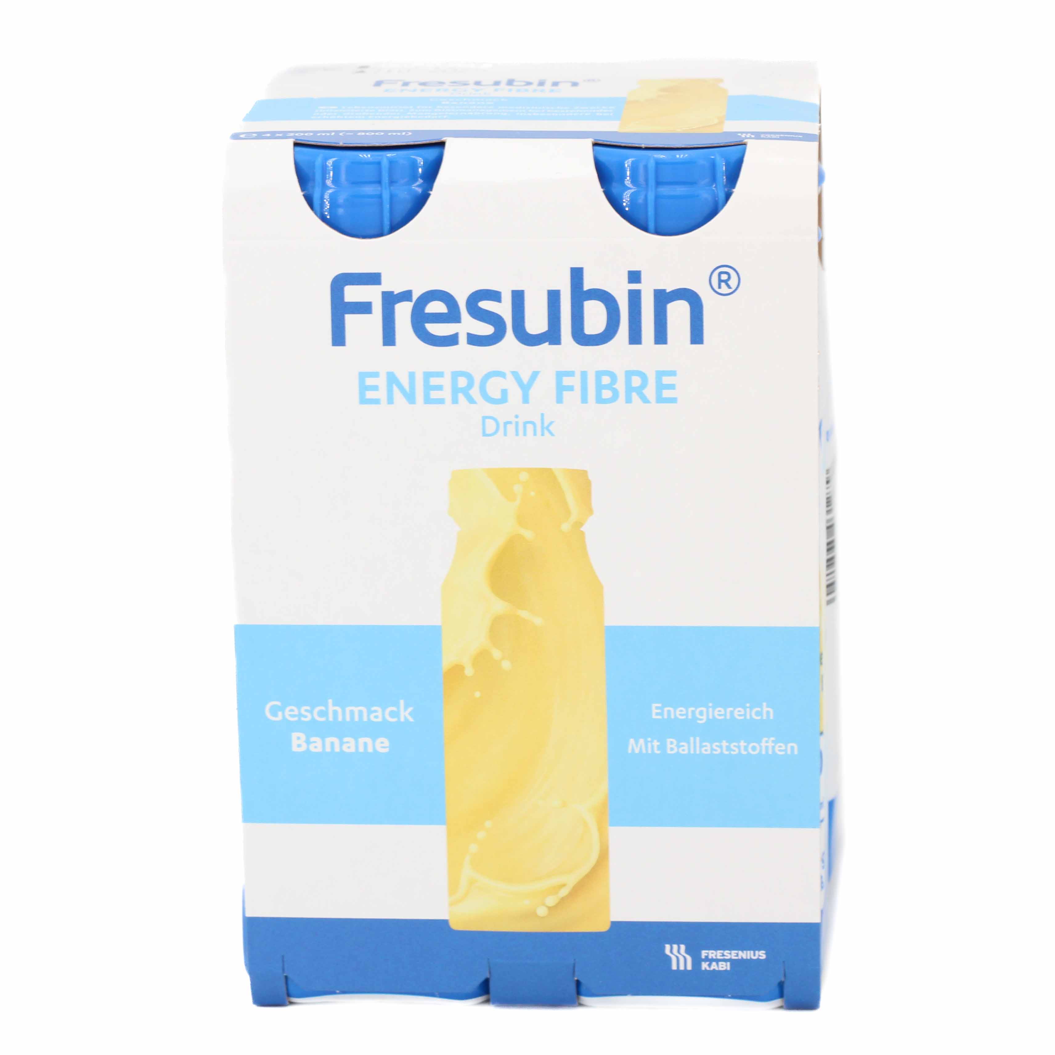 FRESUBIN ENERGY Fibre DRINK Banane Trinkflasche Set (2x4St)