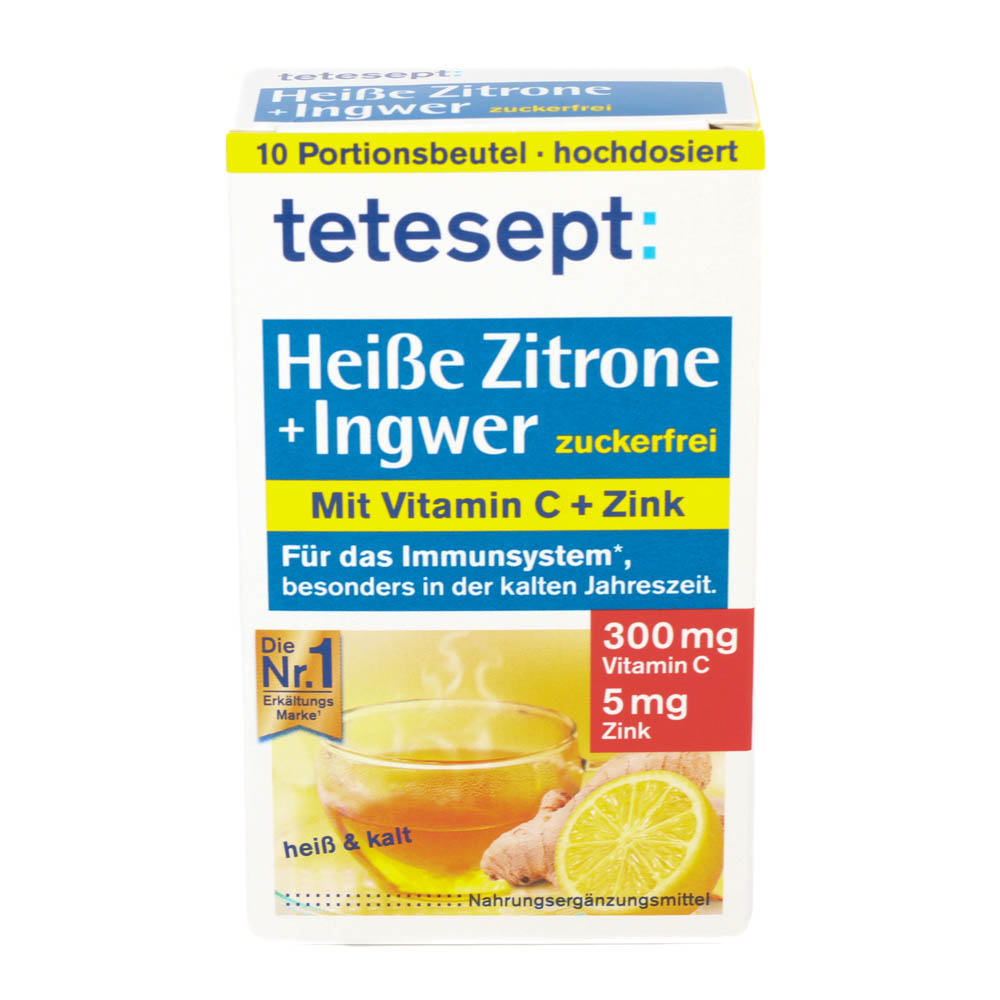 TETESEPT heiße Zitrone mit Ingwer zuckerfr.Pulver