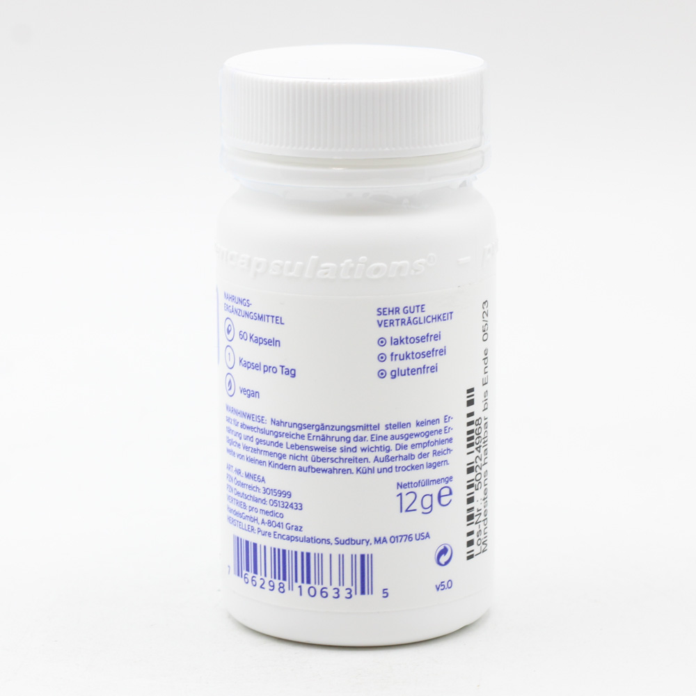 PURE ENCAPSULATIONS Mangan Mangancitrat Kapseln