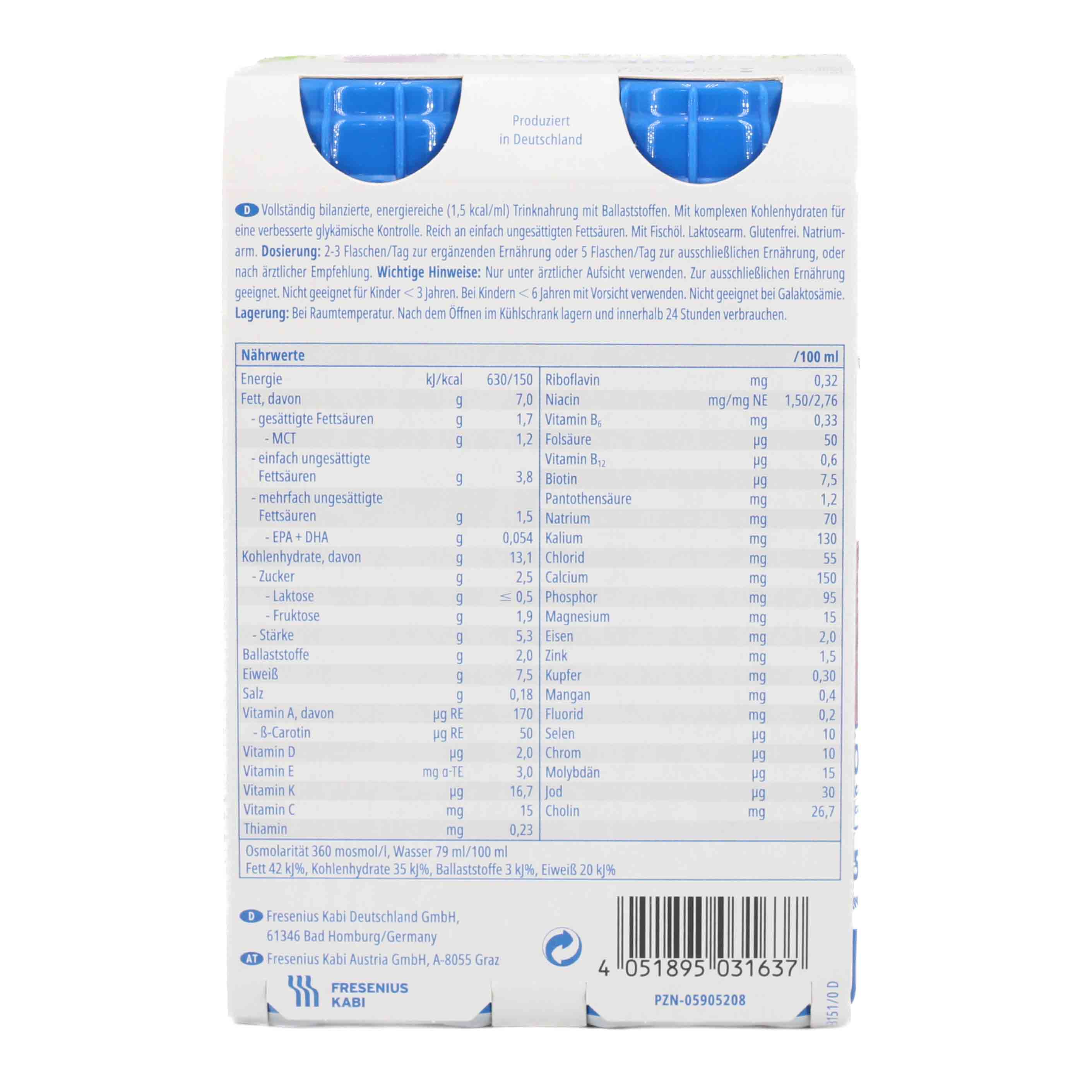 DIBEN DRINK Waldfrucht 1.5 kcal/ml Trinkflasche