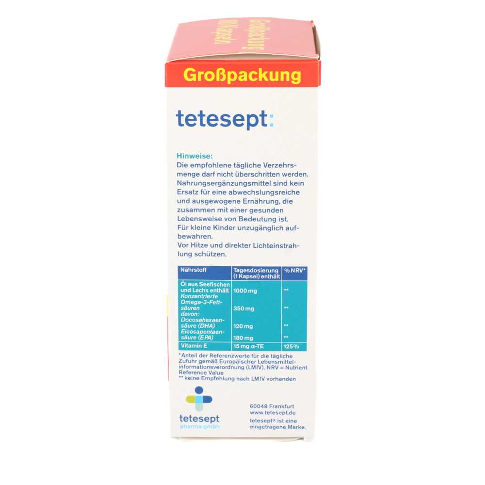 TETESEPT Omega-3 1000 Kapseln