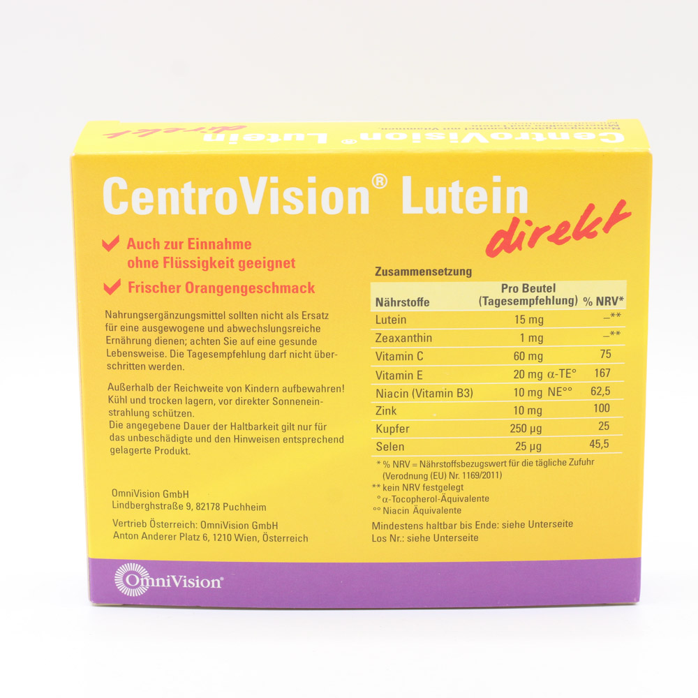 CENTROVISION Lutein direkt Granulat