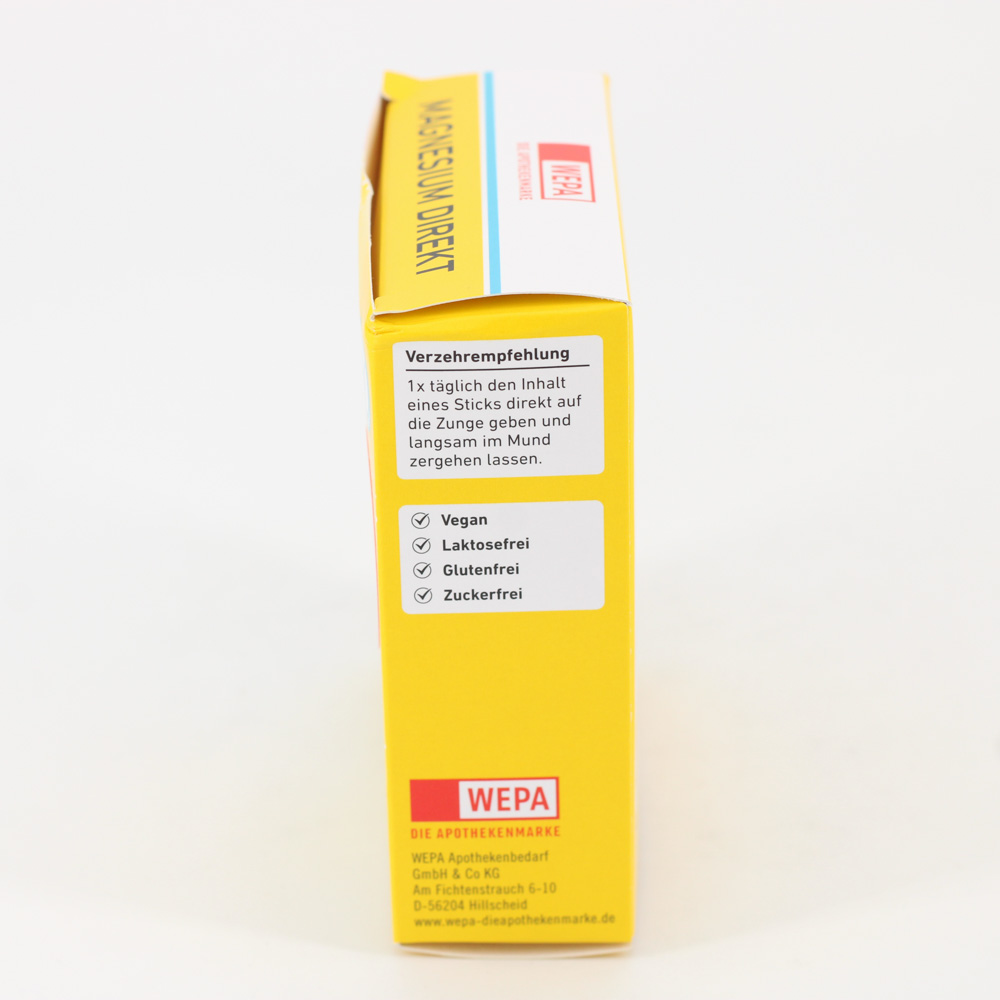 WEPA Magnesium Direkt Sticks