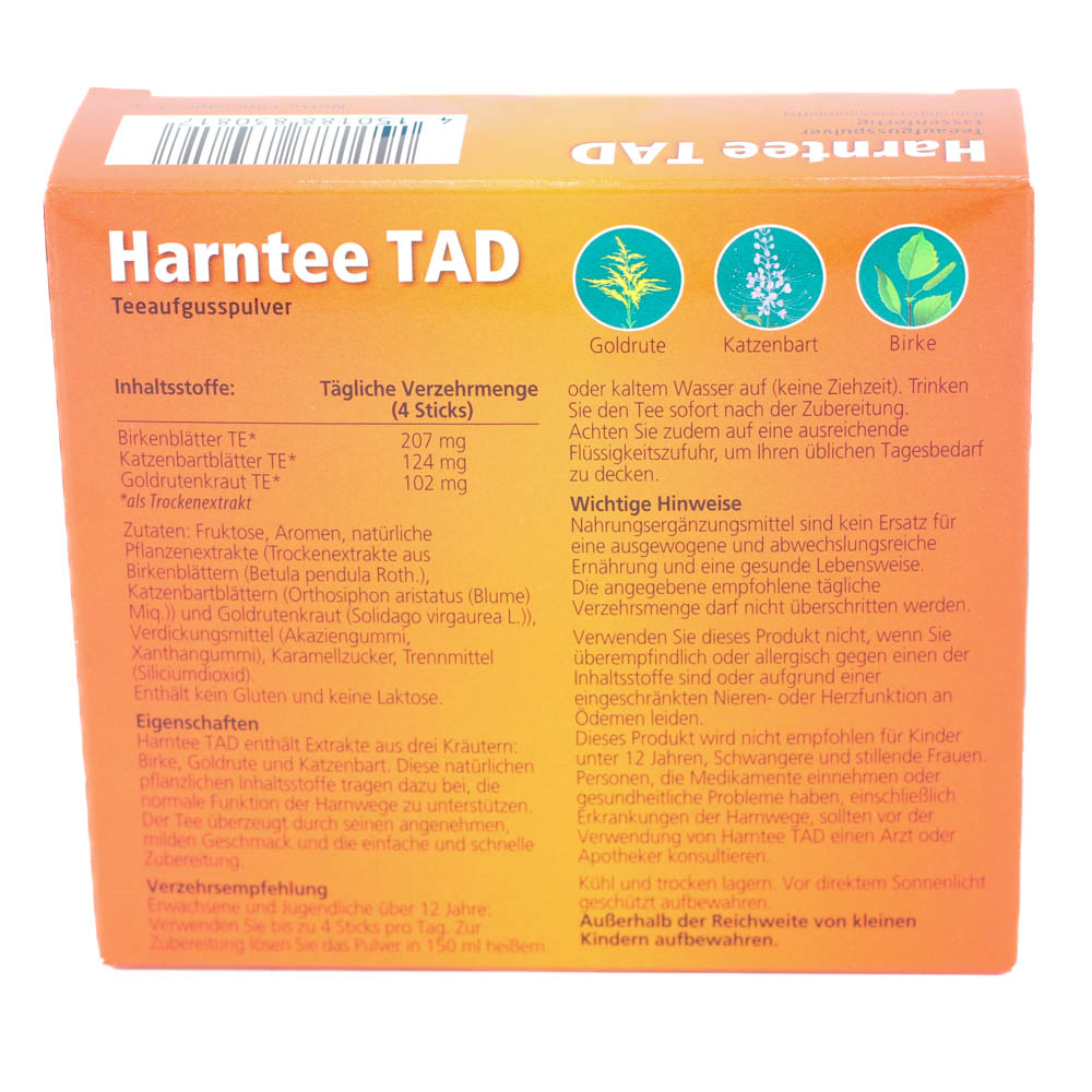 HARNTEE TAD Teeaufgusspulver Sticks