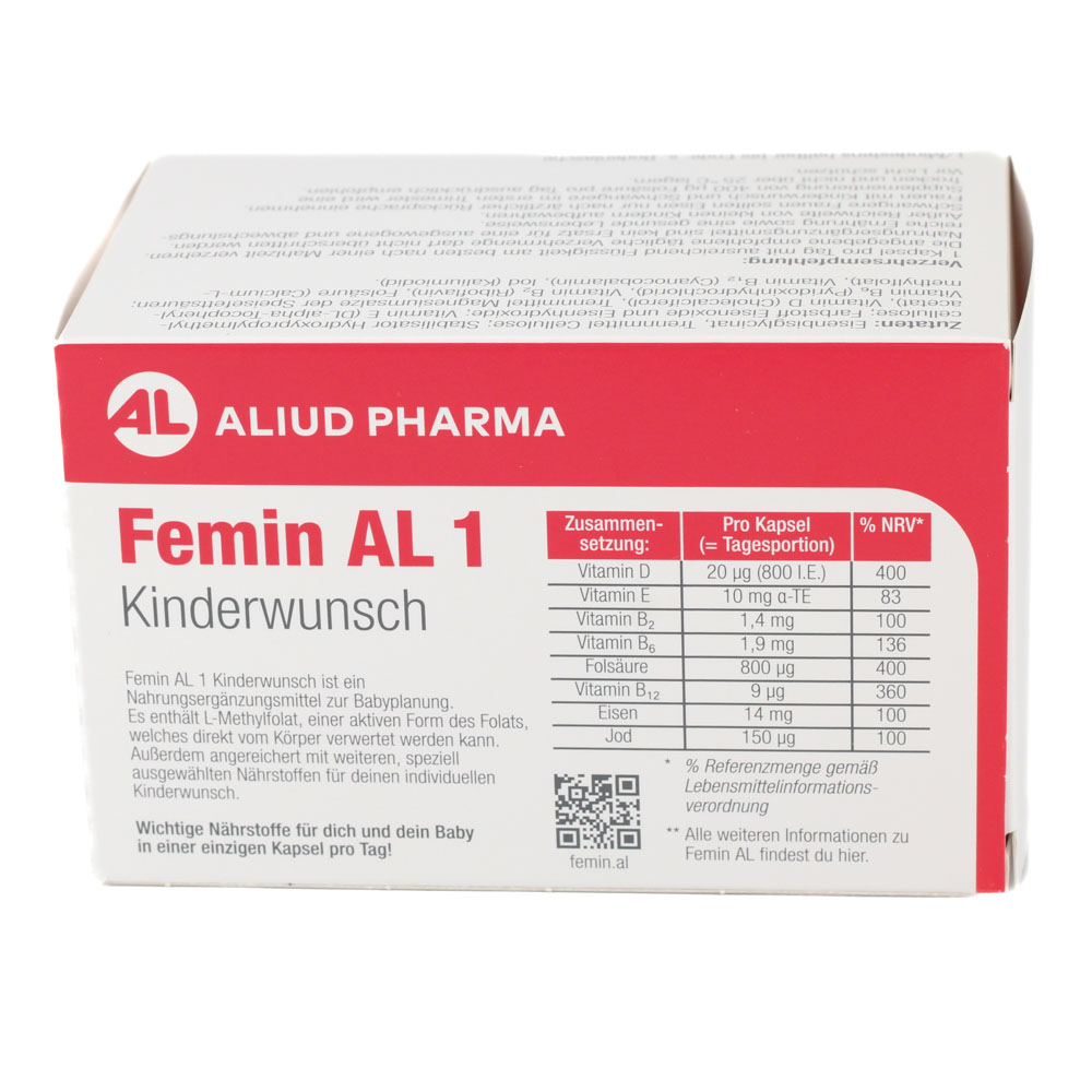 FEMIN AL 1 Kinderwunsch Hartkapseln