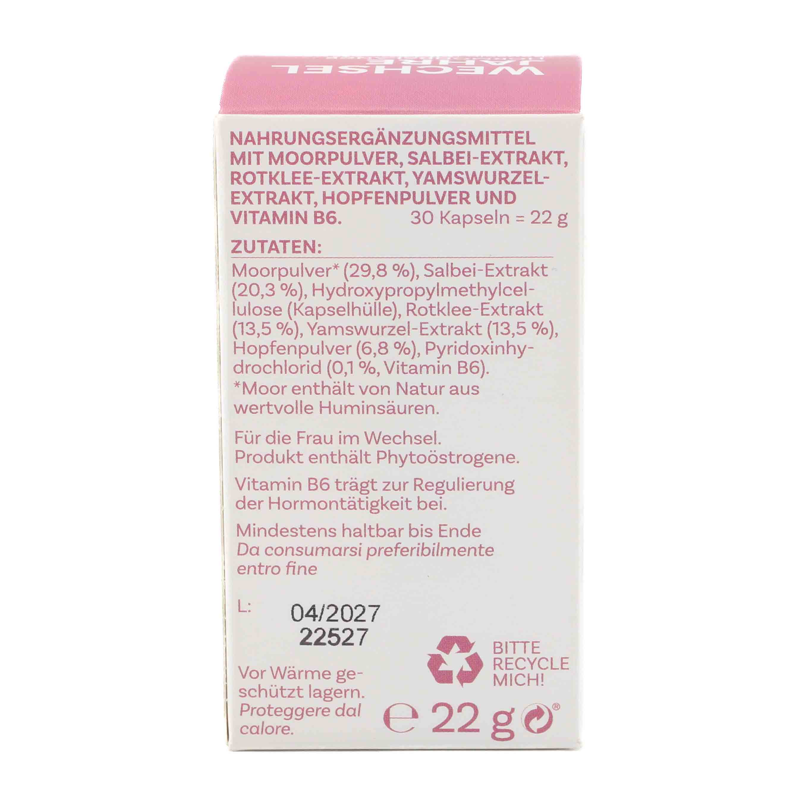 WECHSELJAHRE Kapseln