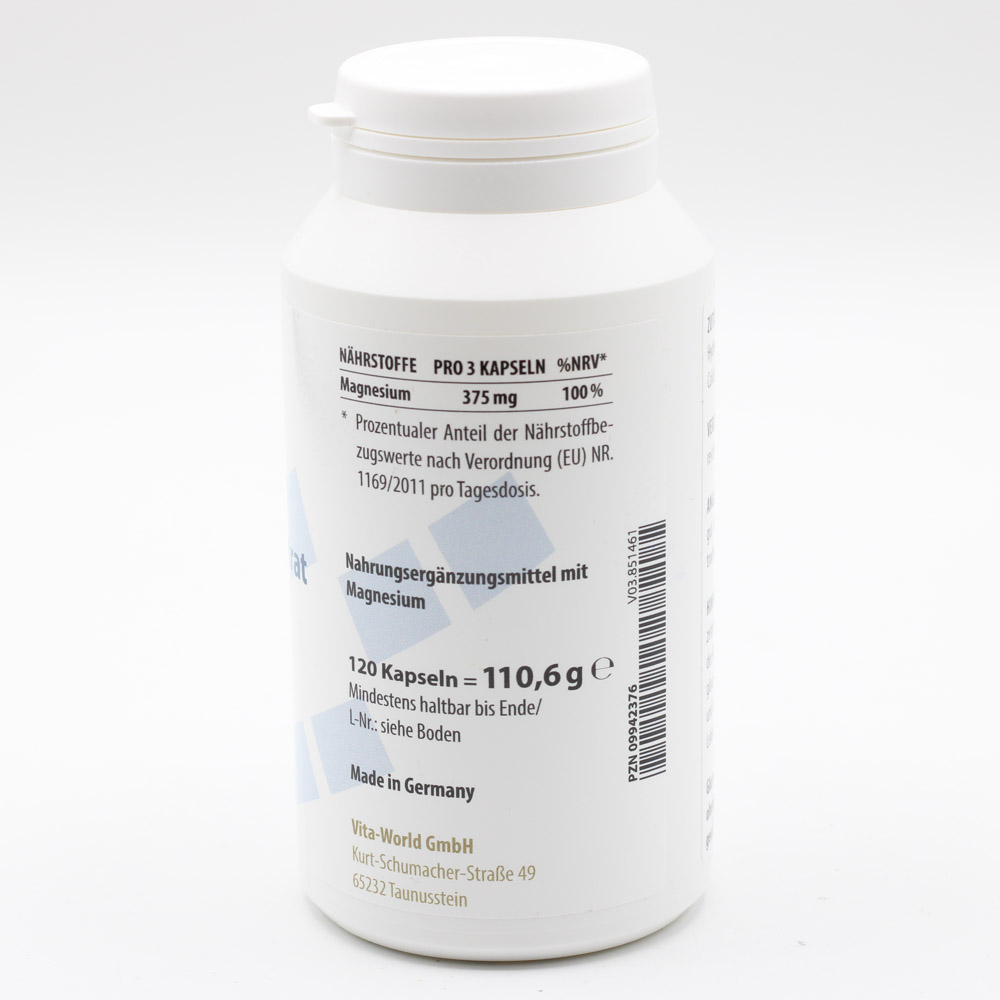 MAGNESIUMCITRAT 125 mg Kapseln