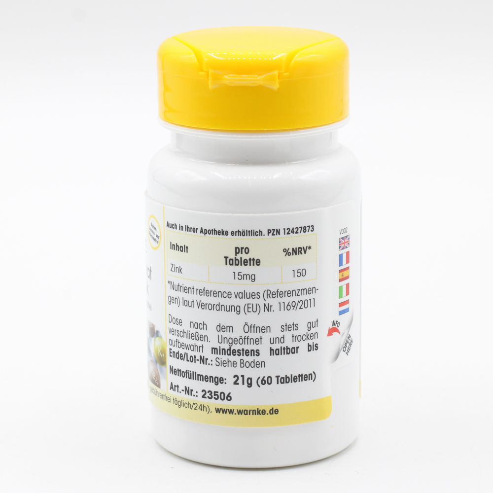 ZINKPICOLINAT 15 mg Zink Tabletten