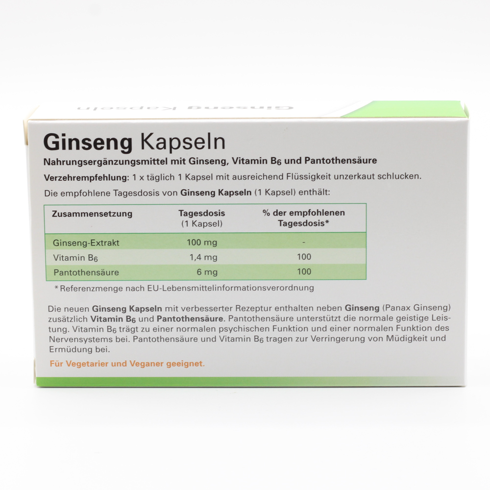 GINSENG KAPSELN