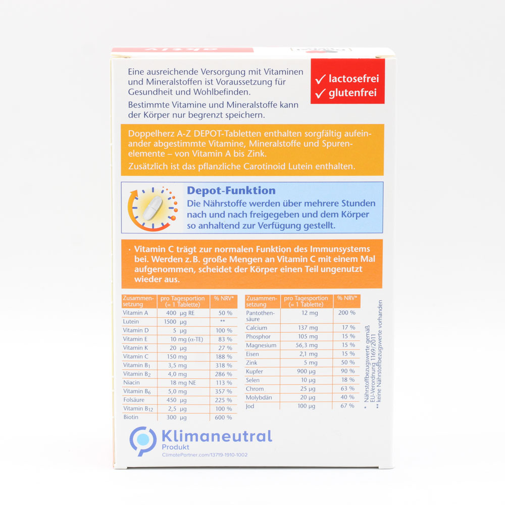 DOPPELHERZ A-Z Complete Depot Tabletten