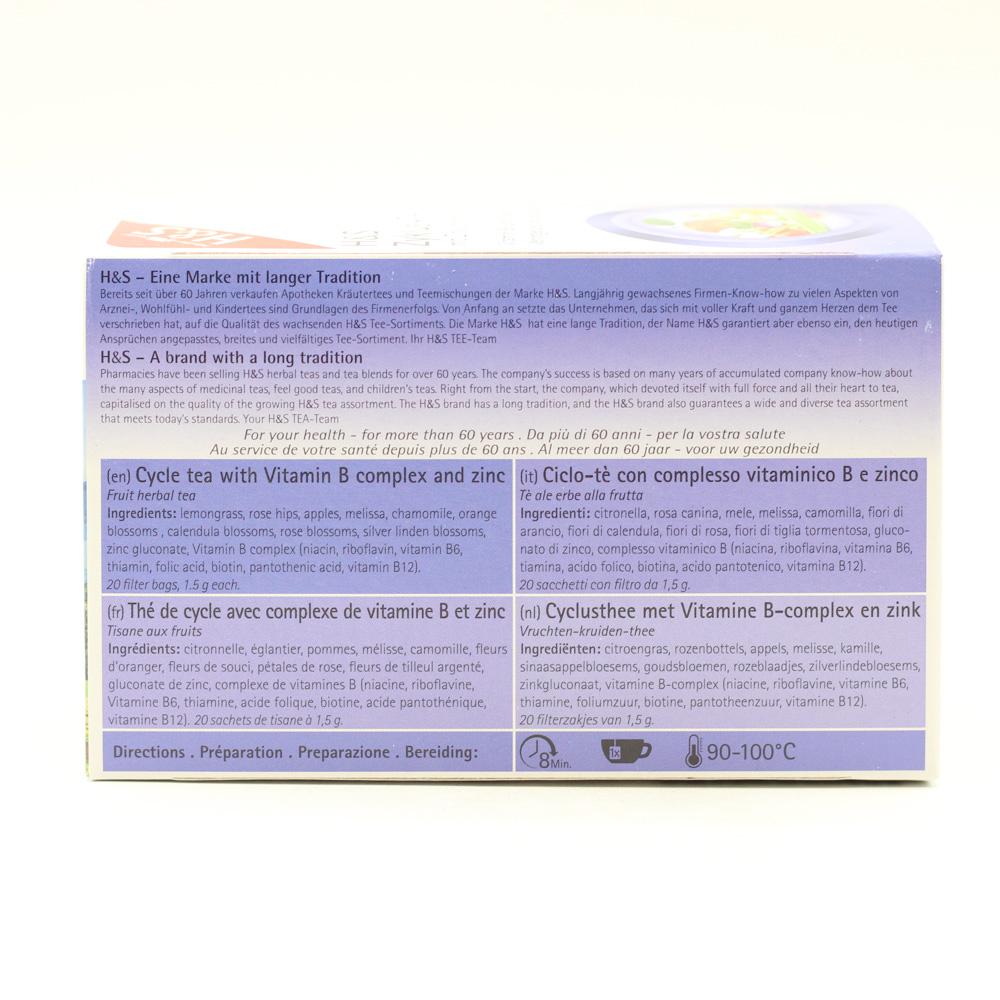 H&S Zyklus-Tee mit Zink und Vitaminen Filterbeutel