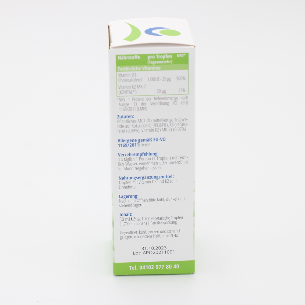 VITAMIN D3 1000 I.E.+Vitamin K2 VITAL 20 μg Tropf.