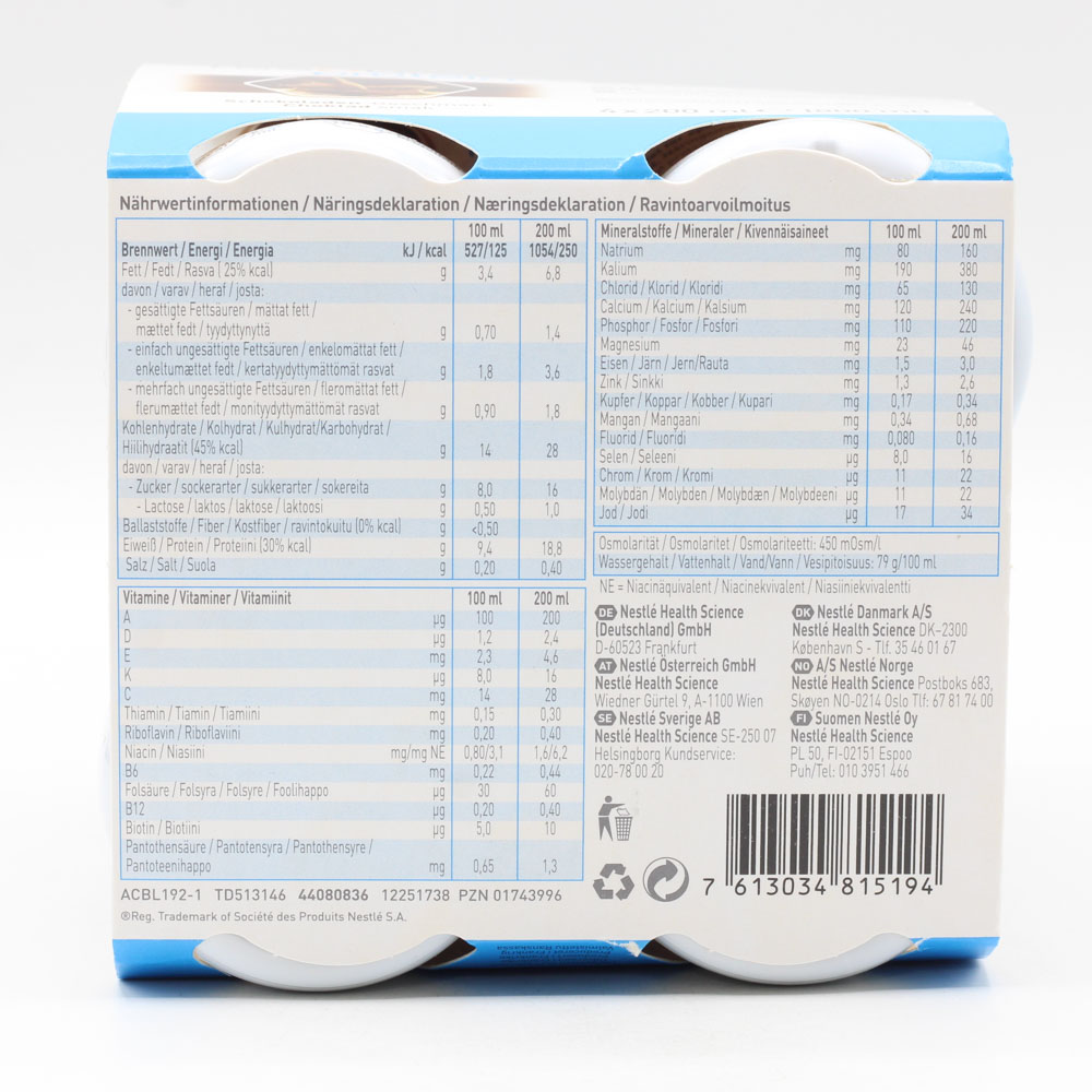 RESOURCE Protein Schokolade neue Rezeptur flüss.