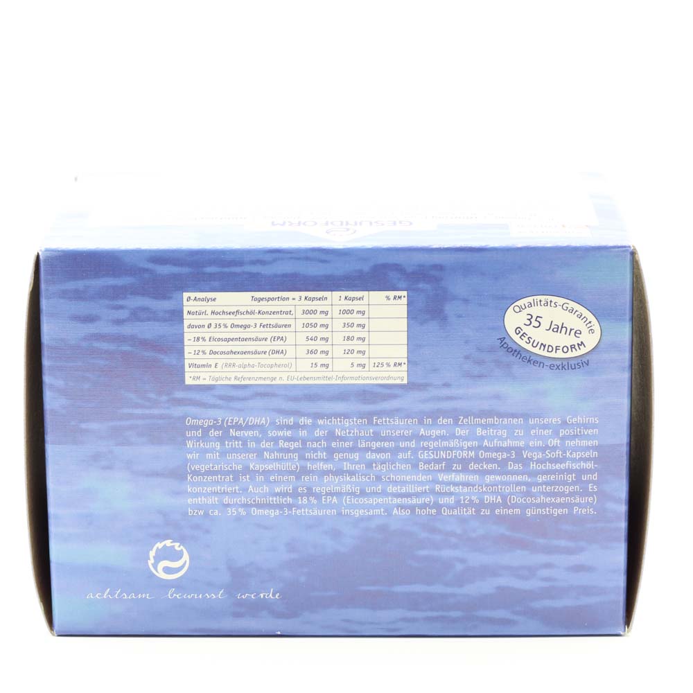 GESUNDFORM Omega-3 1000 mg Kapseln