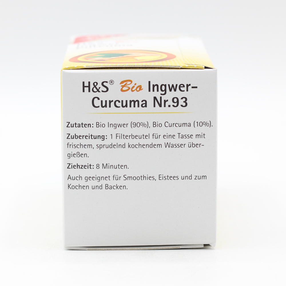 H&S Bio Ingwer-Curcuma Filterbeutel