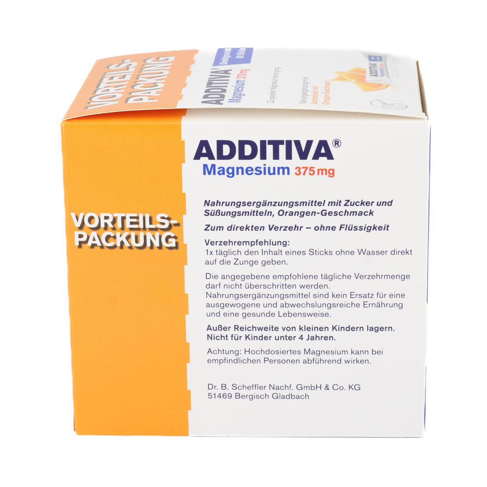 ADDITIVA Magnesium 375 mg Sticks