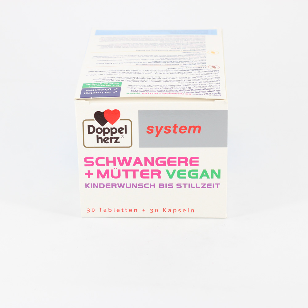 DOPPELHERZ Schwangere+Mütter vegan syst.Kombipack.