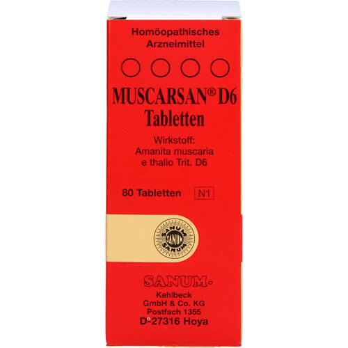 MUSCARSAN D 6 Tabletten