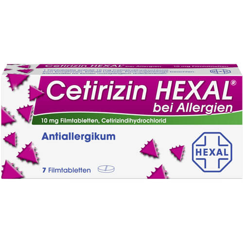 CETIRIZIN HEXAL Filmtabletten bei Allergien