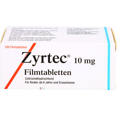 ZYRTEC 10 mg Filmtabletten