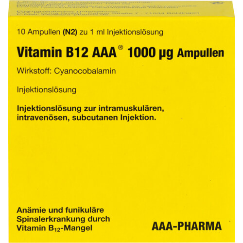 VITAMIN B12 AAA 1000 μg Ampullen Injektionslsg.