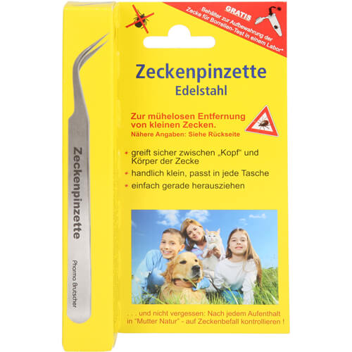 ZECKENPINZETTE Chirurgenstahl