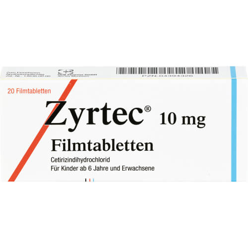 ZYRTEC 10 mg Filmtabletten