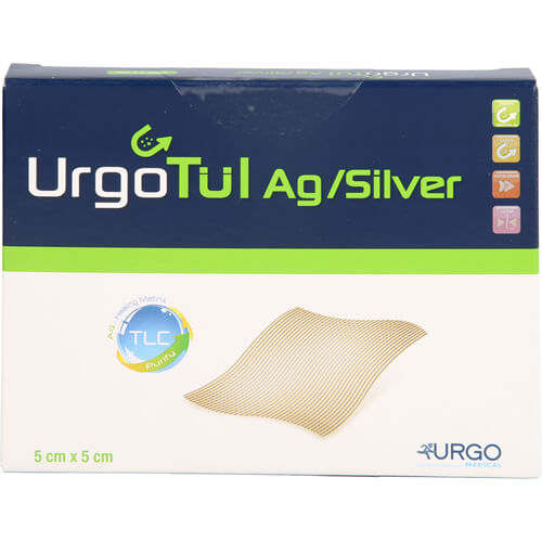 URGOTÜL Silver 5x5 cm Wundgaze