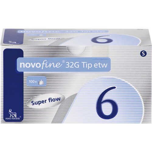 NOVOFINE Nadeln 32 G 6 mm