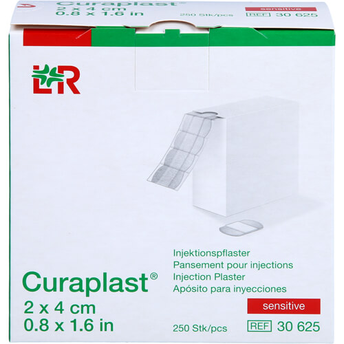 CURAPLAST Inj.-Pflaster sensitiv 2x4 cm