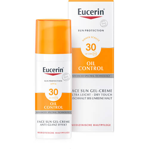 EUCERIN Sun Gel-Creme Oil Contr.Anti-Gl.Eff.LSF 30
