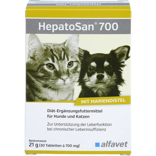 HEPATOSAN 700 Diät-Erg.Futterm.Tab.f.Hund/Katze