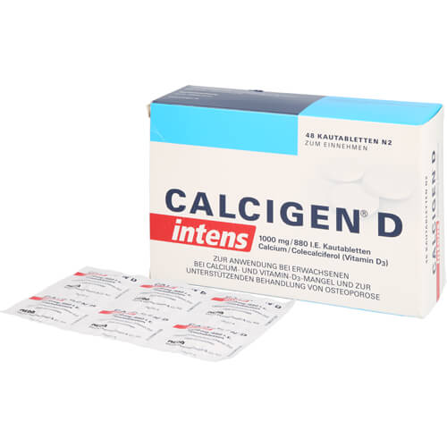 CALCIGEN D intens 1000 mg/880 I.E. Kautabletten