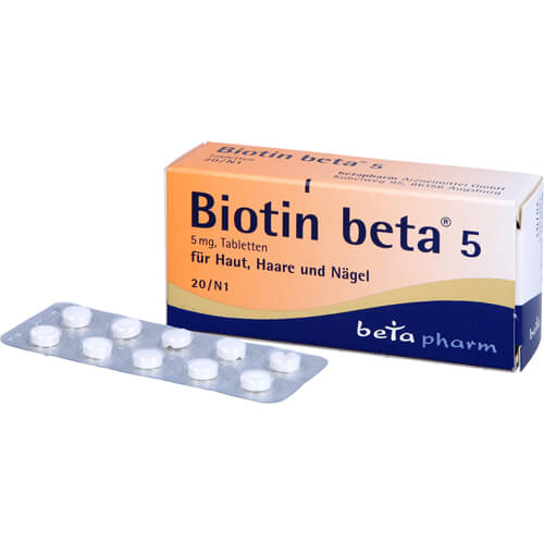BIOTIN BETA 5 Tabletten
