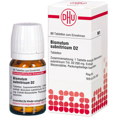 BISMUTUM SUBNITRICUM D 2 Tabletten