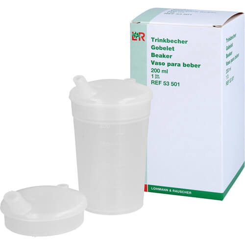 TRINKBECHER mit 2 Deckeln