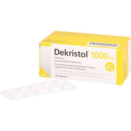 DEKRISTOL 1.000 I.E. Tabletten
