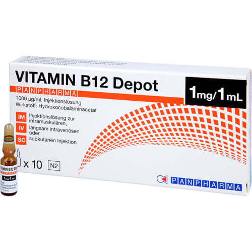 VITAMIN B12 DEPOT PANPHARMA 1000 μg/ml Inj.-Lsg.