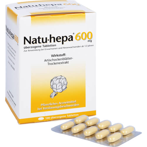 NATU HEPA 600 mg überzogene Tabletten