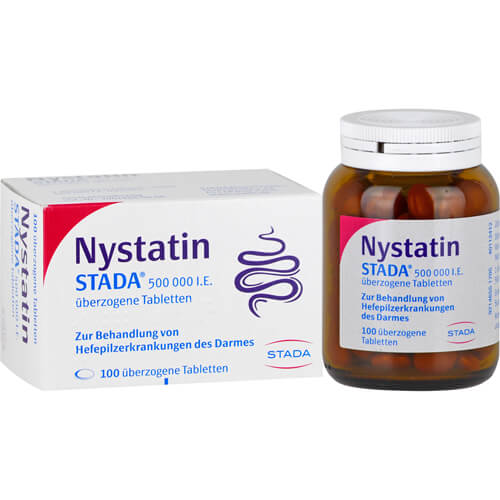 NYSTATIN STADA 500.000 I.E. überzogene Tab.