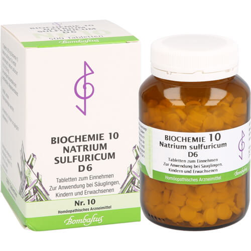 BIOCHEMIE 10 Natrium sulfuricum D 6 Tabletten