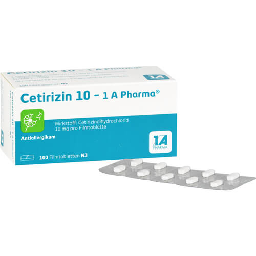 CETIRIZIN 10-1A Pharma Filmtabletten