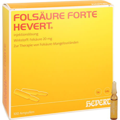 FOLSÄURE HEVERT forte Ampullen
